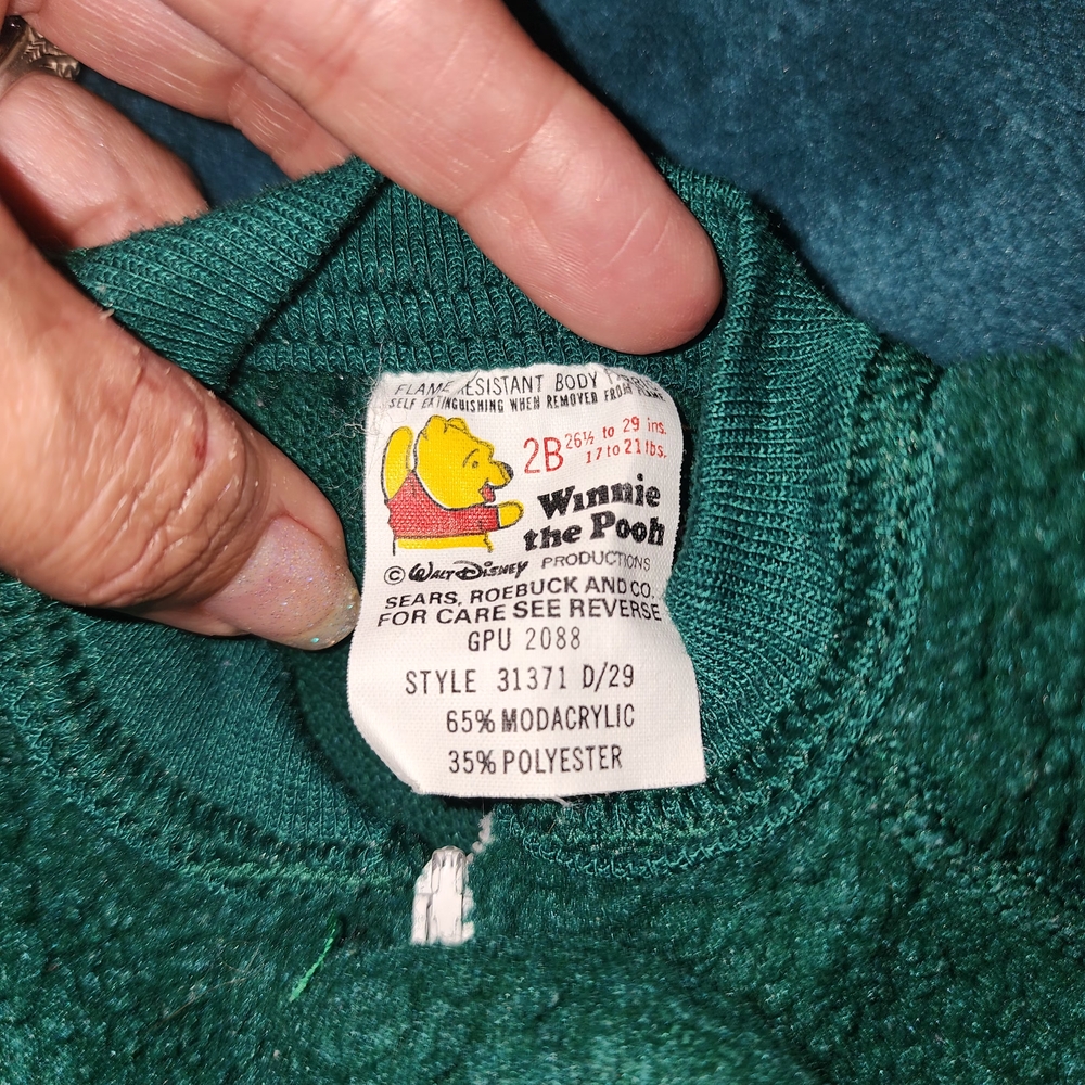 Disney Winnie the Pooh Green Bodysuit